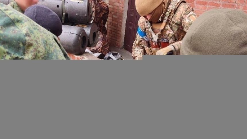 żołnierze z legionu "Wolna Rosja"