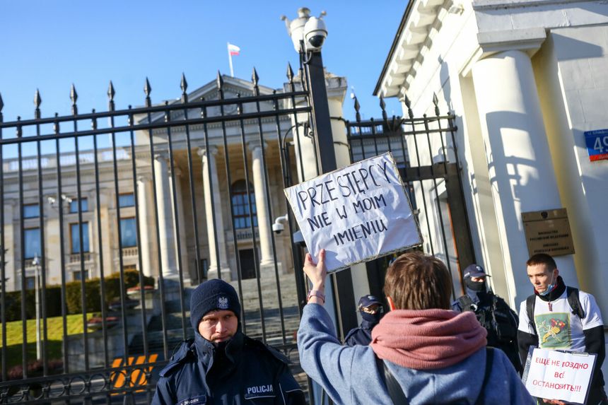 rosyjska ambasada w Warszawie