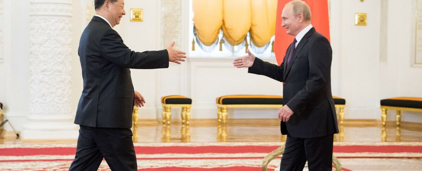 Xi Jinping i Władimir Putin