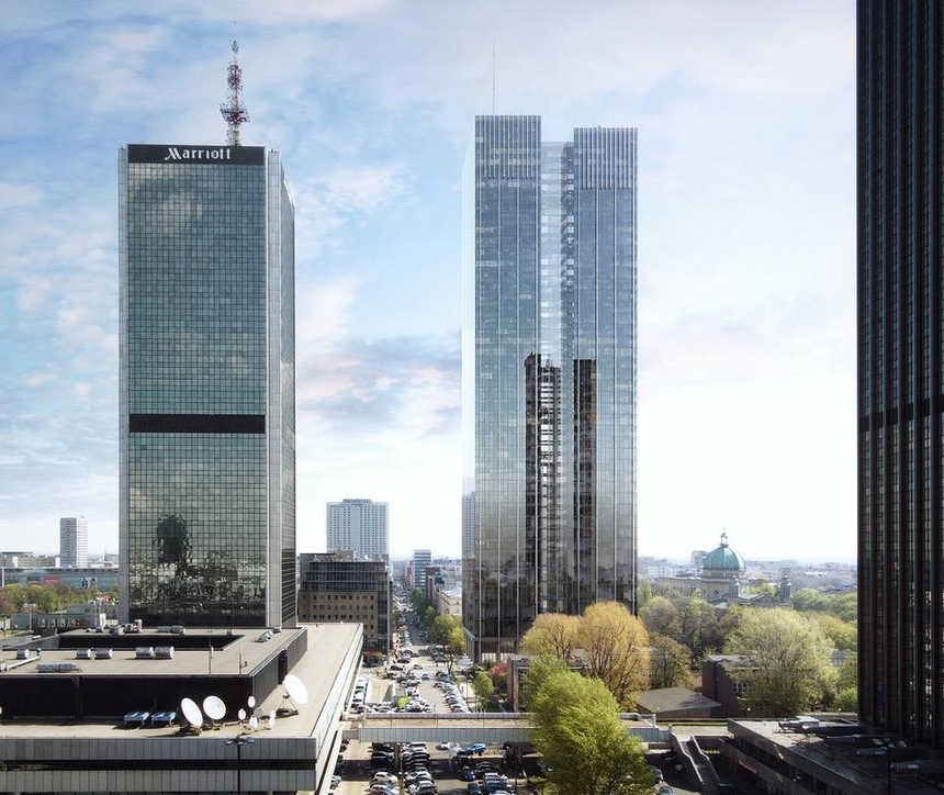 Nowa inwestycja Kościoła - wizualizacja Roma Tower