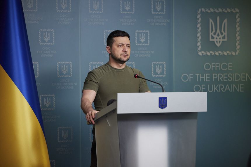 Wołodymyr Zełenski: Chcą nas pozbawić prawa do życia