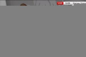 Boris Johnson wysłuchał w Warszawie emocjonalnego wystąpienia ukraińskiej aktywistki