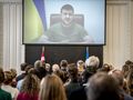 Zełenski wystąpił przed parlamentem w Danii