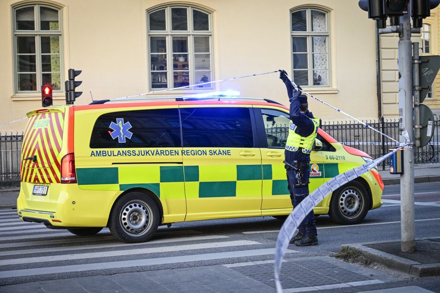 atak w szkole w Malmoe