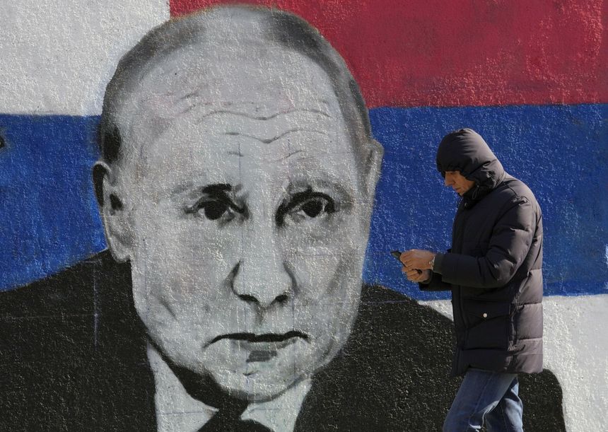 mural z Putinem