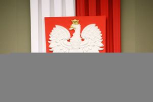 Flaga Polski, Godło 