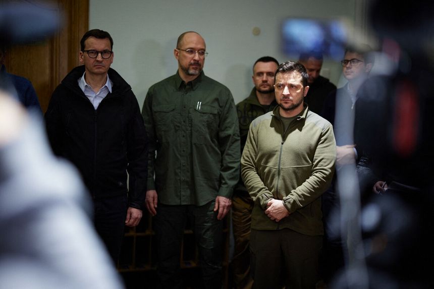 Mateusz Morawiecki i Wołodymyr Zełenski
