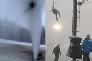 wypadek na stoku