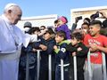 Papież Franciszek na wyspie Lesbos
