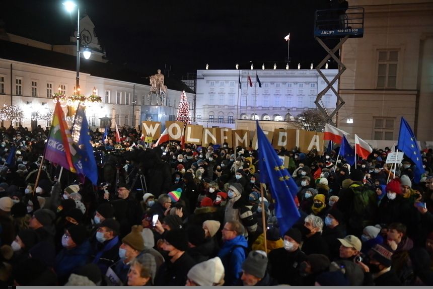 protesty ws. lex TVN