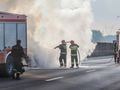 Pożar na A2. Autostrada w kierunku Warszawy zablokowana