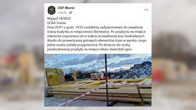 tragedia na budowie
