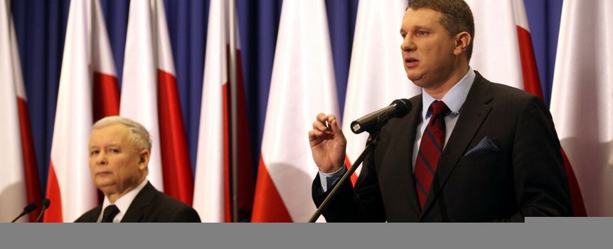 Jarosław Kaczyński i Przemysław Wipler