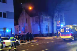 Pożar hotelu w Ostrowie Wielkopolskim