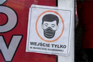 Nie miał maseczki|
