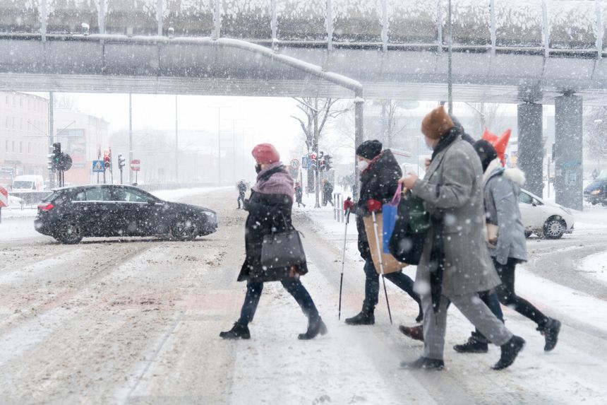 Śnieg i mróz w Polsce 7 grudnia