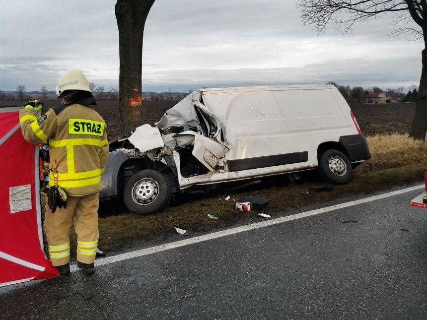 Wypadek na dk nr 46