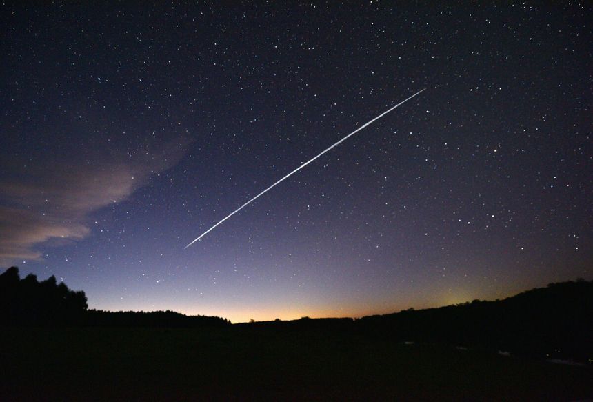 Starlink nad Polską 2022