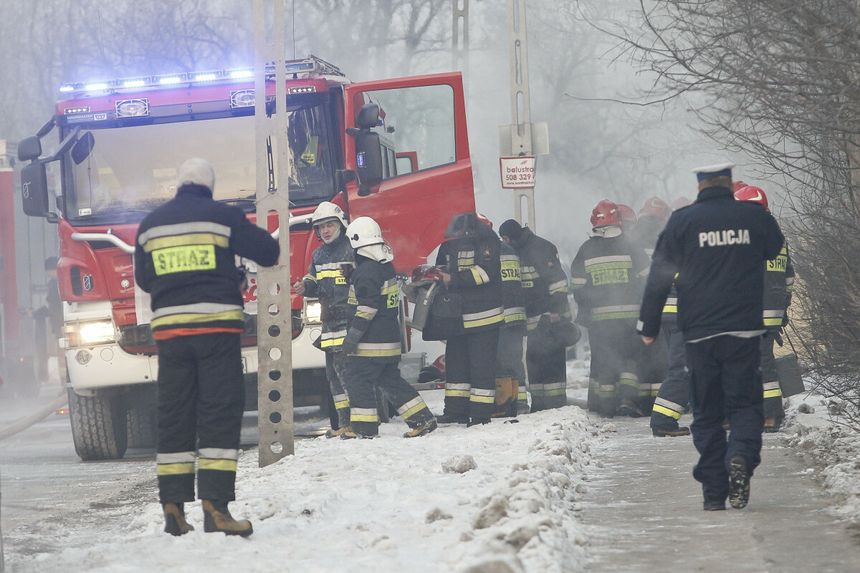 Kałków. W pożarze domu zginęły trzy osoby