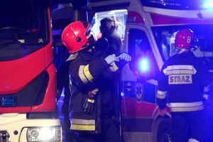 Pożar mieszkania w Borkowie