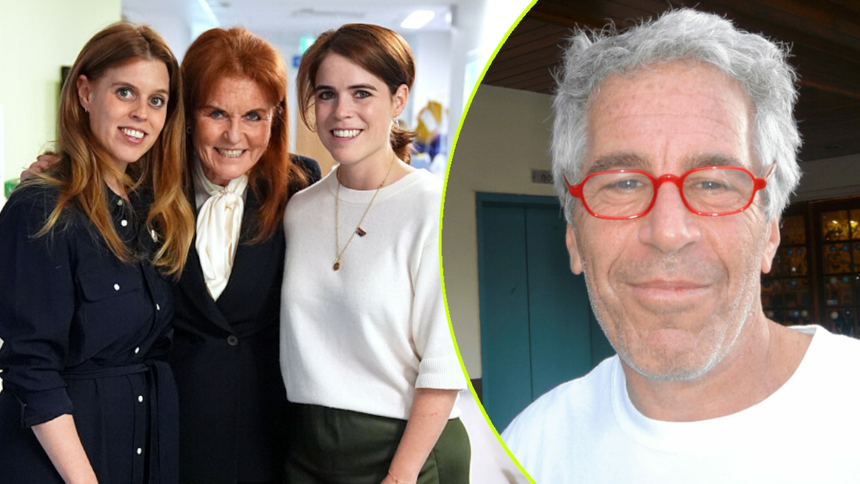 Sarah Ferguson zabrała córki na spotkanie z Jeffreyem Epsteinem