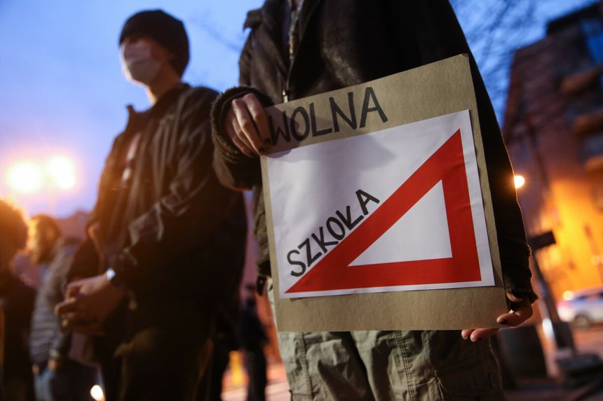 Protest przeciw lex Czarnek