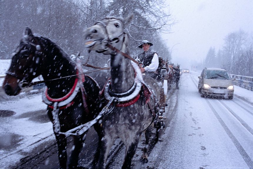 Śnieżyca w Zakopanem