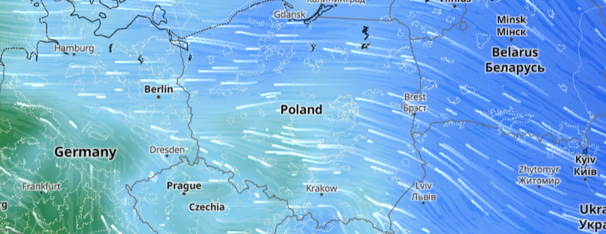 Prognoza pogody, temperatura w Polsce