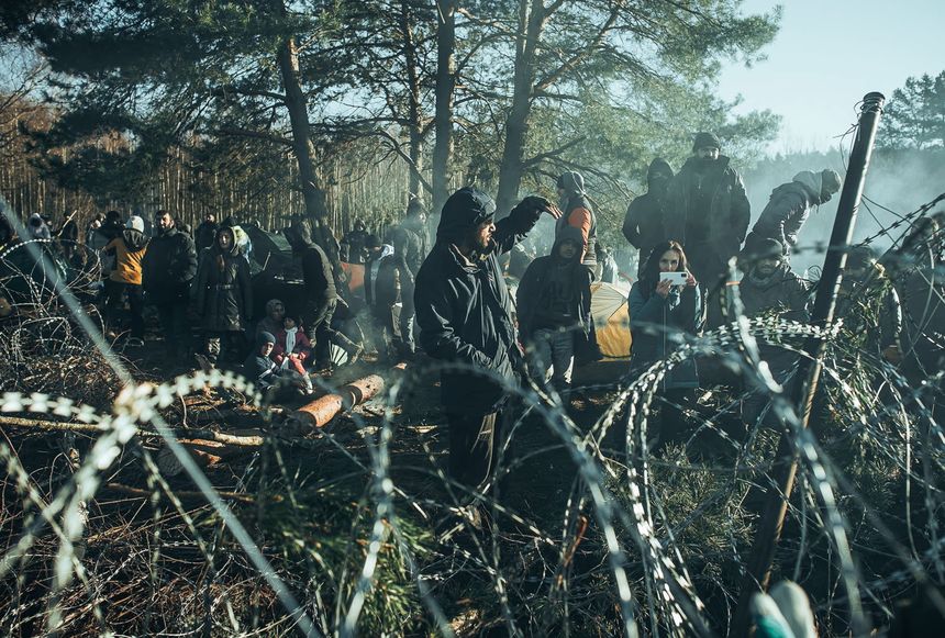 bunt w ośrodku dla migrantów