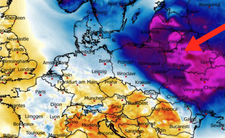 Anomalia temperatury mierzona na wysokości 2 m nad powierzchnią gruntu