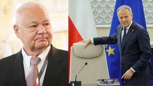 Adam Glapiński i Donald Tusk