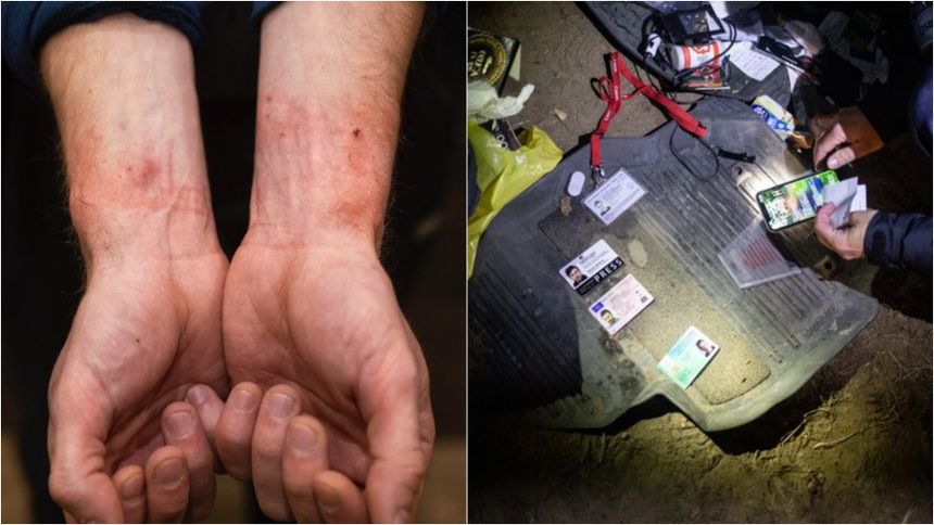 Zatrzymanie fotoreporterów