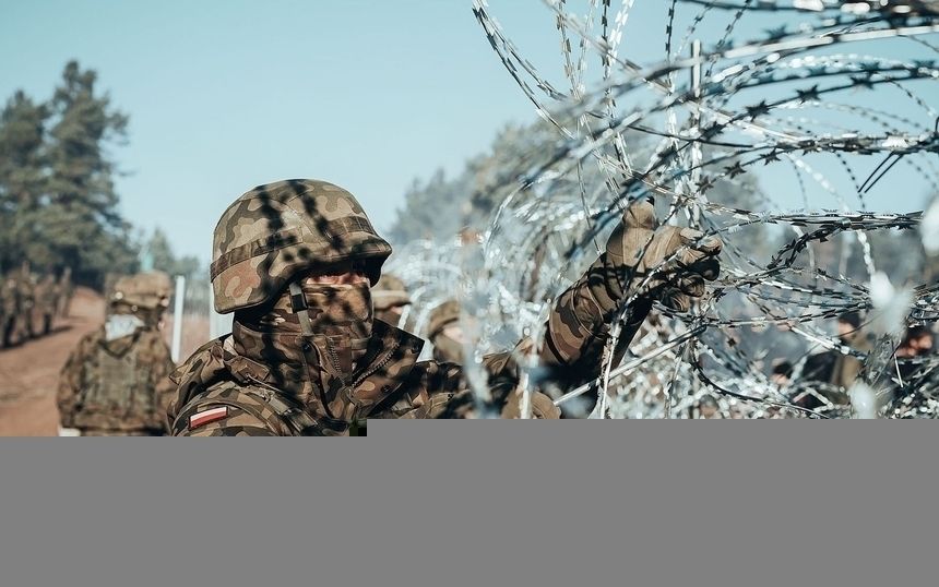 żołnierz na granicy