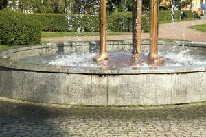 Miastko. Zwłoki w fontannie