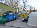 Zwłoki mężczyzny w wiacie śmietnikowej w Gdańsku