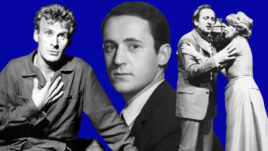 Trzech mężczyzn i kobieta w objęciach