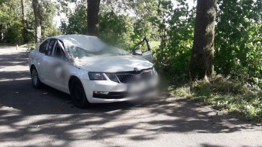 wypadek w miejscowości Lutry