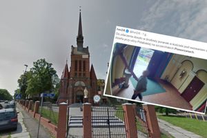 atak w kościele w Szczecinie