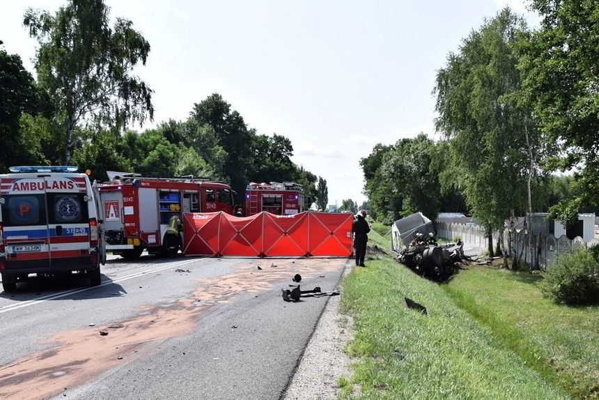 Wypadek w Grębiszewie