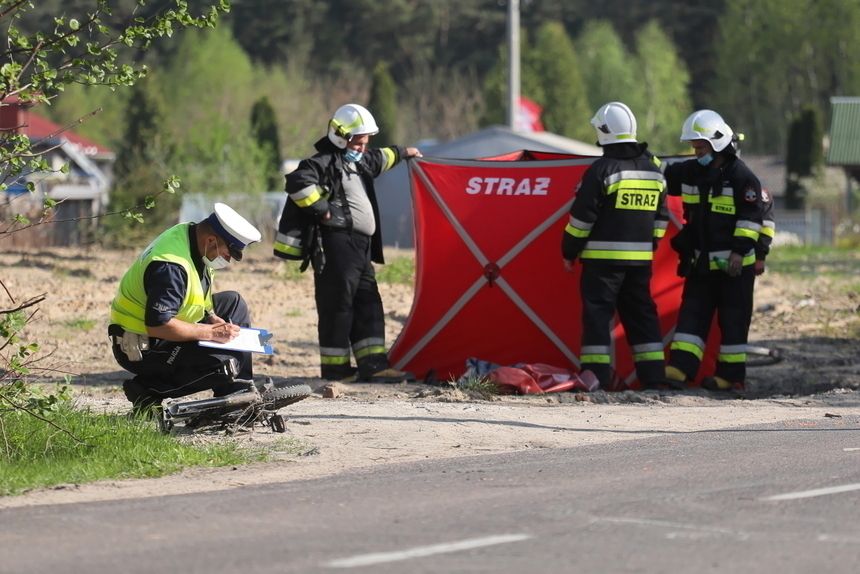 dziewczynka na rowerze zginęła w wypadku