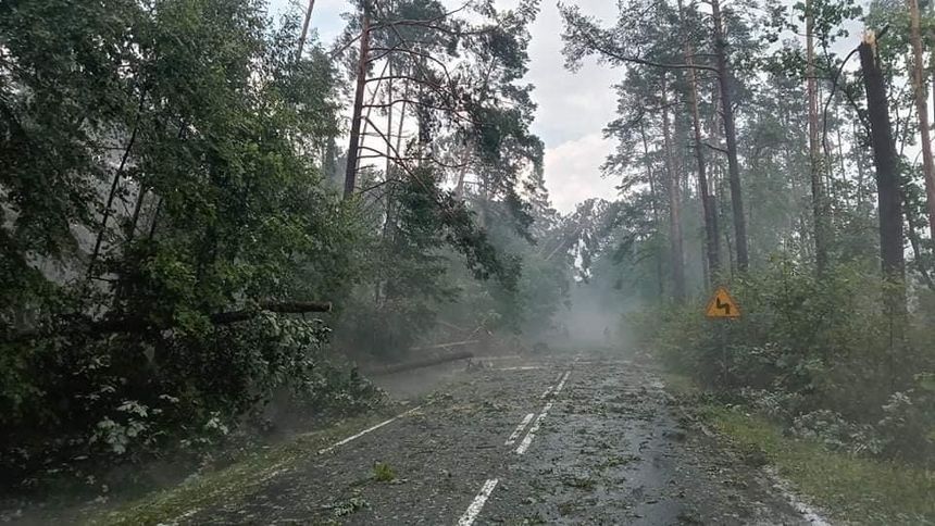 burza superkomórkowa na północy