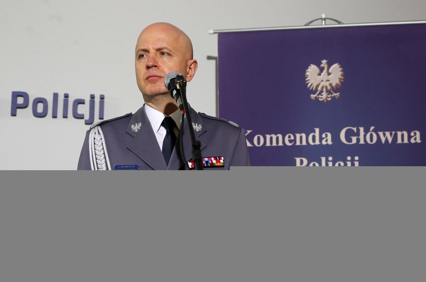 Komendant główny policji Jarosław Szymczyk