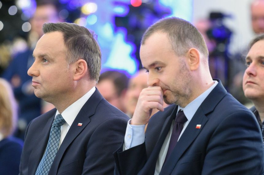Paweł Mucha i Andrzej Duda