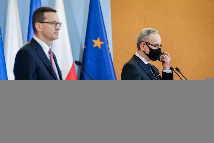 Konferencja premiera i ministra zdrowia ws. obostrzeń