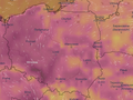 Mapa burzowa Polski