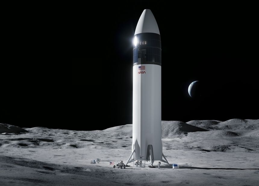 misja na Księżyc nasa space x