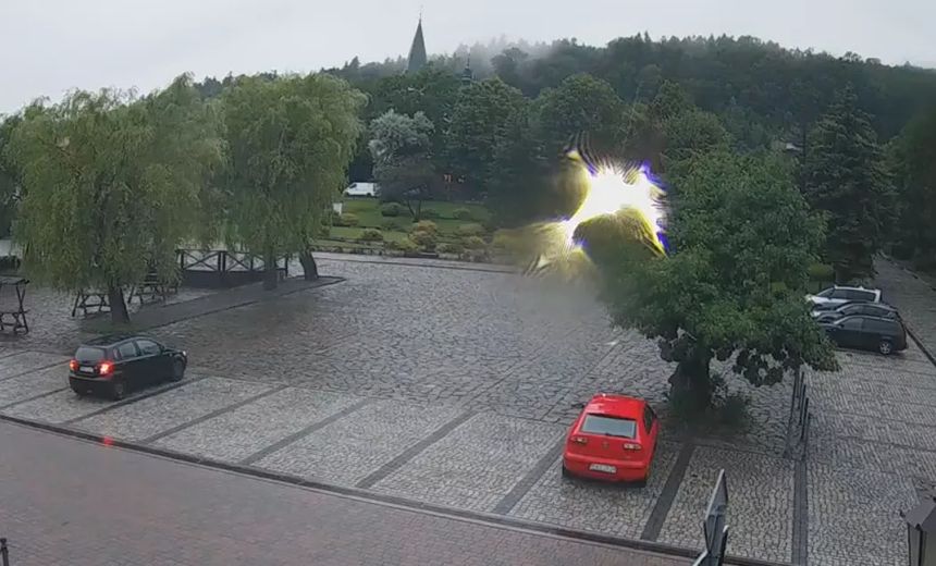 Anioł w Lanckoronie