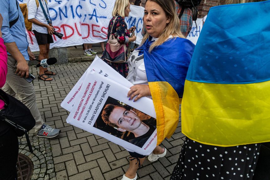 protest Ukraińców 