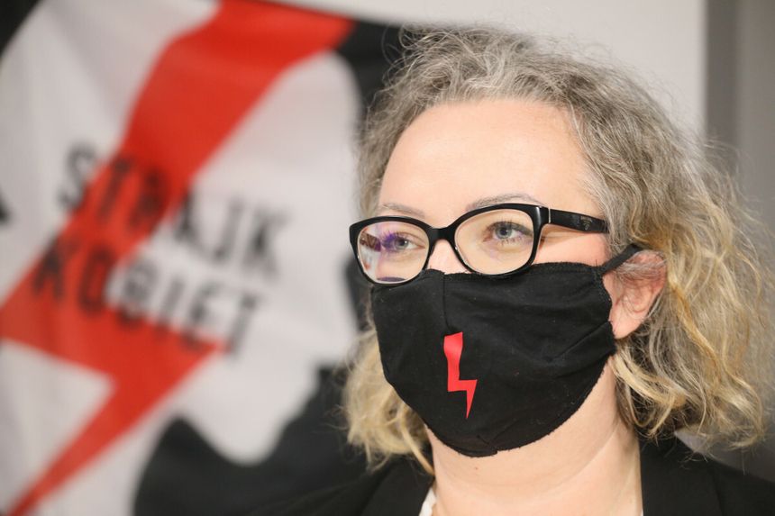 Marta Lempart ze Strajku Kobiet