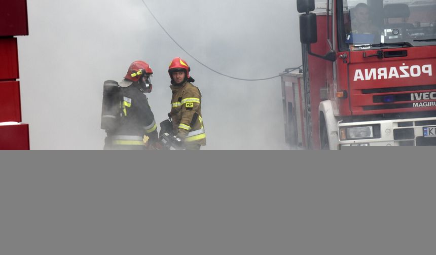 Pożar domu i stodoły w Marciszowie